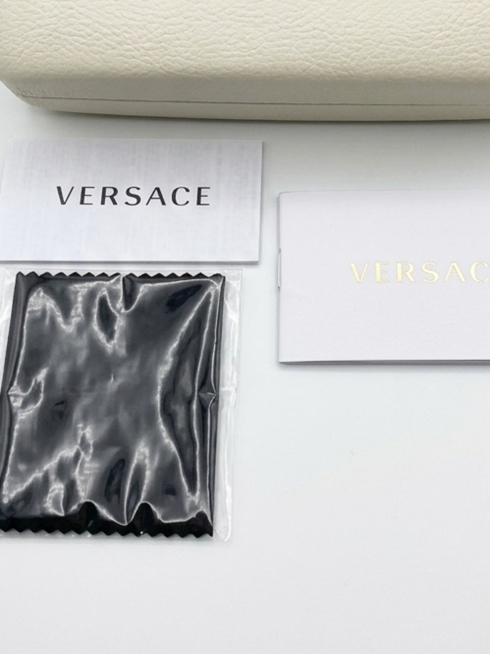 Versace Shield Sunglasses Teal Tortoise Medusa Logo - Rare Vintage Style - Picture 7 of 8